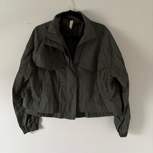 Athleta Olive Green Women's Utility Jacket Lightweight